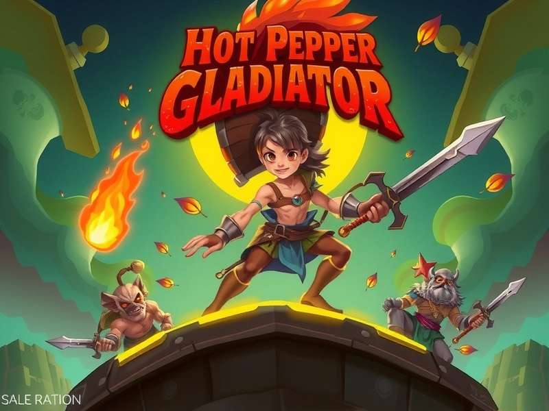 Hot Pepper Gladiator Game Cover Art